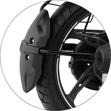 Wide Rear Tyre